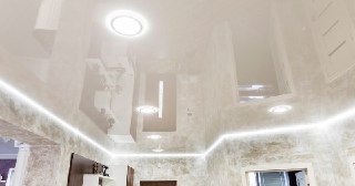Натяжной ПВХ потолок Холмск, цена от 2120 руб.